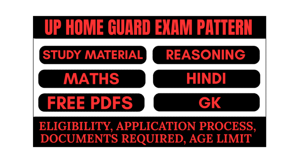 UP Home Guard Exam Pattern
