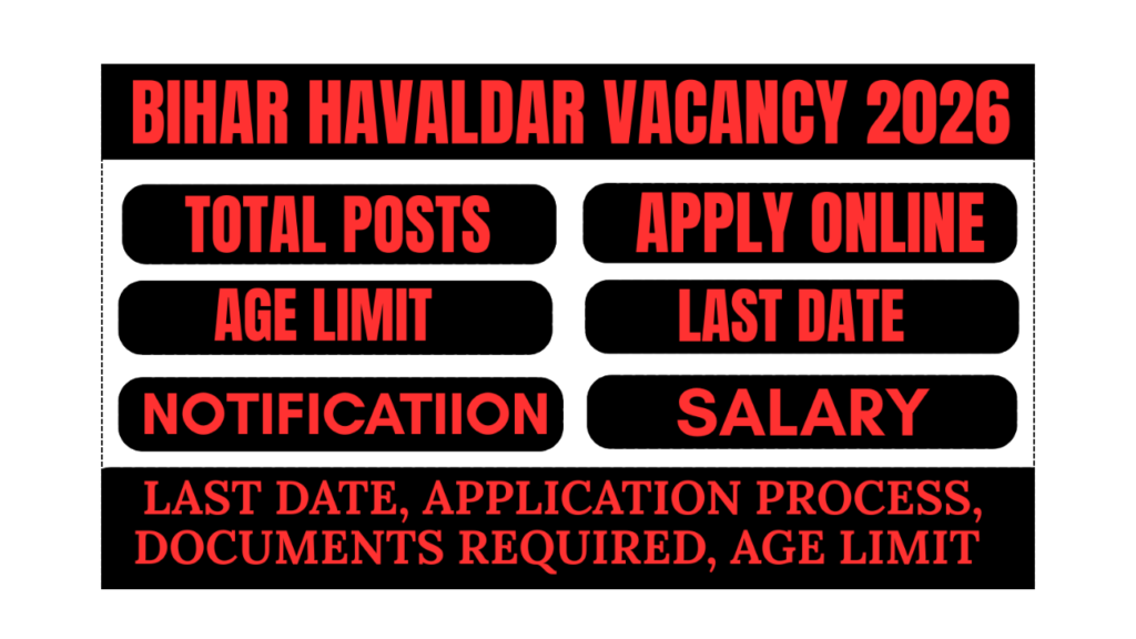 Bihar Havaldar Vacancy 2026