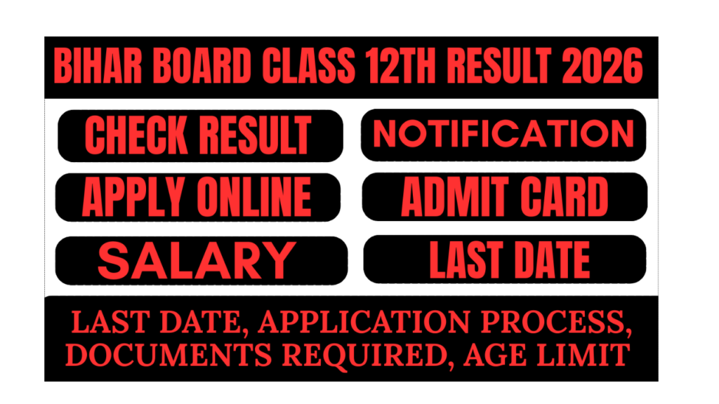 Bihar Board Class 12th Result 2026